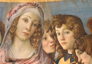 Mary with the Child and Six Angels